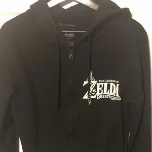 Legend of Zelda full zip hoodie large graphic